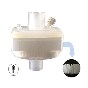 Combined HME And Pleated HEPA Filter Buy HME Filter With HME Paper