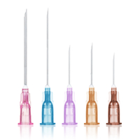 Single use sterile injection needle