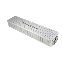 Ureteral nephroscopy sterilization box Alumina alloy high temperature resistant with silicone stents