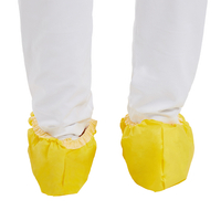 Anti chemical film shoe cover 83g yellow 18 × 41cm