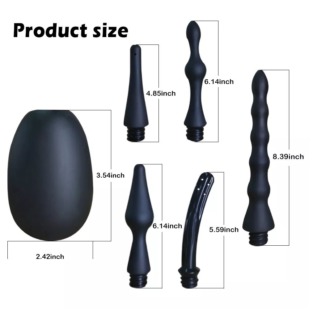 Anal Douche Vaginal douche Cleaner Enema Anal Vagina Cleaning Kit Shower Enema Bottle4