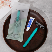 Soft Film Bag Razor And Paste Double Blade Razor Stainless Steel
