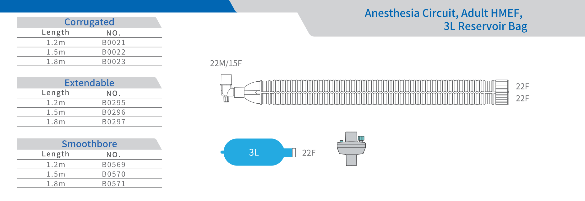 Adult Anesthesia Circuits(Corrugated)5