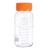 1000ml MediaStorage Lab Glass Bottle with Cap Orange