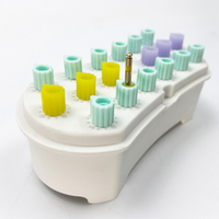 Dental Endo Root Canal Files Holder Disinfection Box Sterilized Case With Count Counting