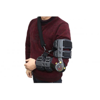 Telescopic ROAM Hinged Elbow Braces With Removable Shoulder Straps And Quick-Release Buckle