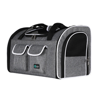 Grey/Navy Cat Bag IATA Pet Carrier Pet Travel Bag 50pcs/ctn