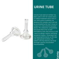 Silicone Male Catheter Individual Packing Adhesive Male Catheter Urine Tube