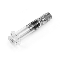 Borosilicate Glass Luer Lock Syringe 1ml 