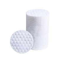 Organic Cotton Makeup Pads Natural Unbleached Makeup Round with Sunshine Knurling