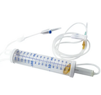 Disposable 100ml 150ml Pediatric Drip Microdrip Burette Type Infusion Set With Burette Drip