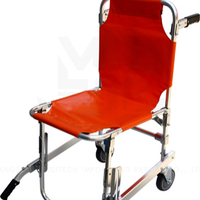 Medical foldable stretcher for stairs