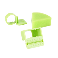 Dental Autoclavable Plastic Endo Clean Measuring Finger Ring Stand Holder Ruler