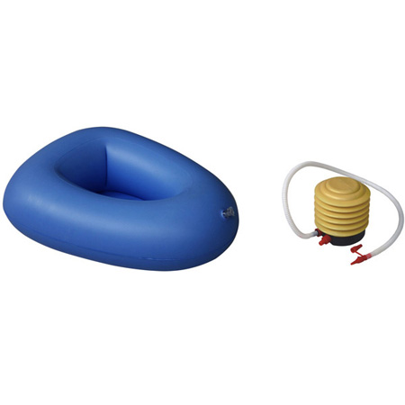 Disposable inflatable bedpan