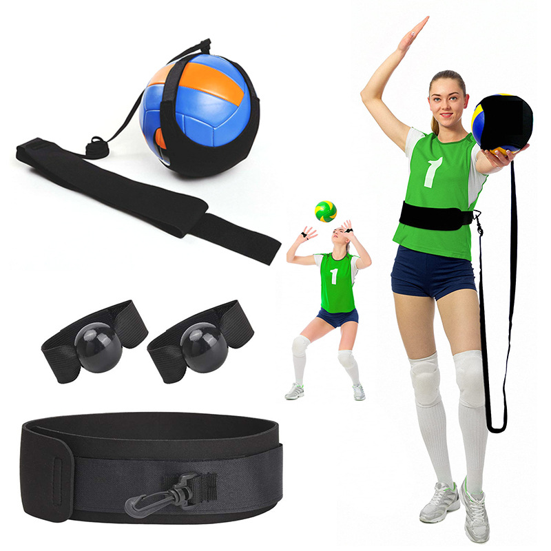 Elastic Volleyball Trainer, Serve Rebound with Volleyball, Smash Pass ...