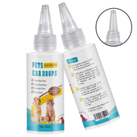 Infections Control Yeast Mites And Ear Wax Relieve Itching Cat And Dog Pet Ear Cleaner Drops Cleaner for Daily Pet Ears