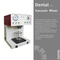 Dental Lab Mixing Machine Negative Pressure Vacuum Mixer Dental Equipment With Pump