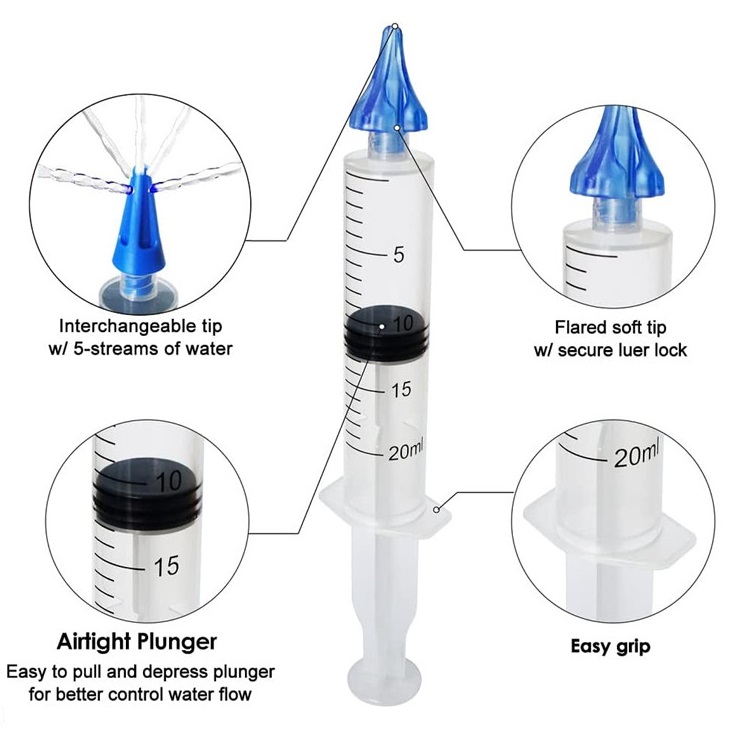 Ausu vaska noņemšanas šļirce 1