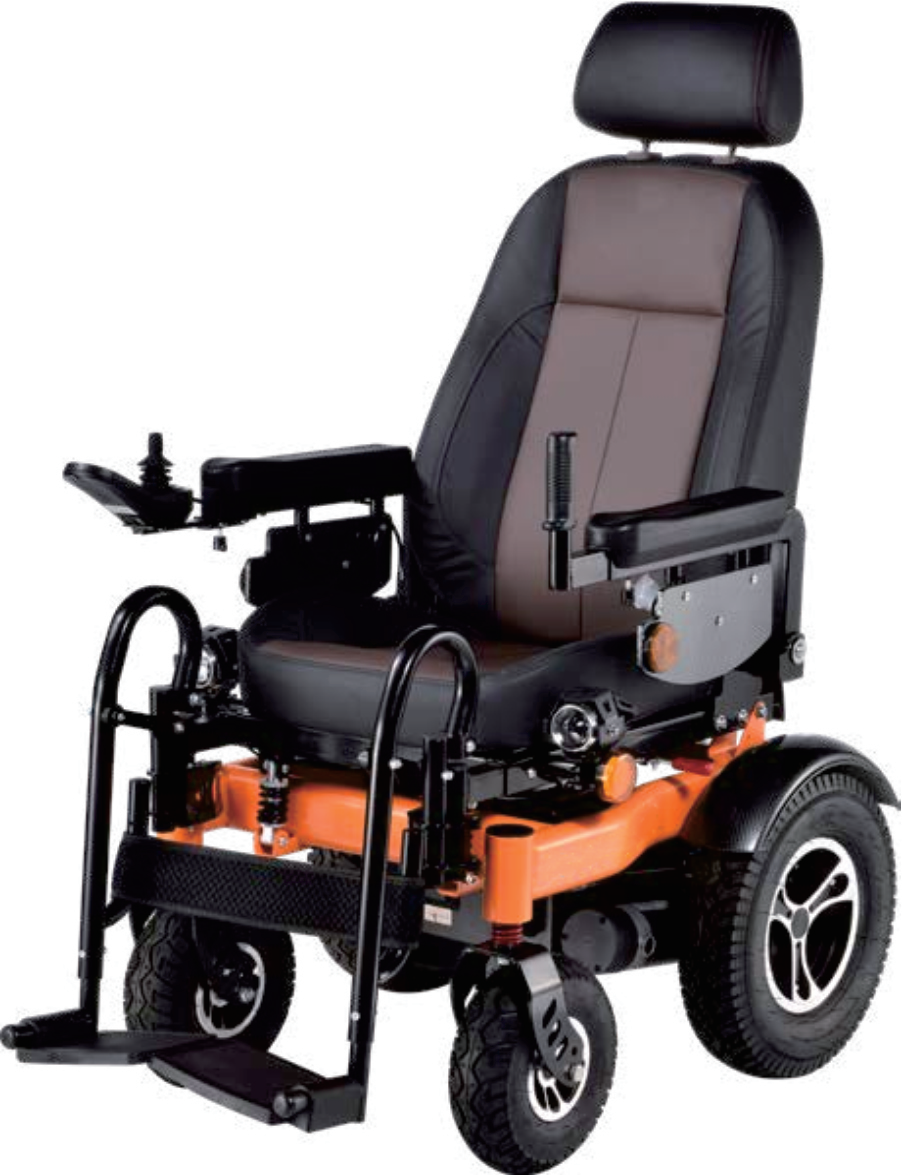 Electric Wheelchair MDT523 Carbon Steel Frame - Buy Turbo motor, 24V ...