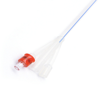 2-way Foley Catheter 100% silicone for medical use with hard valve
