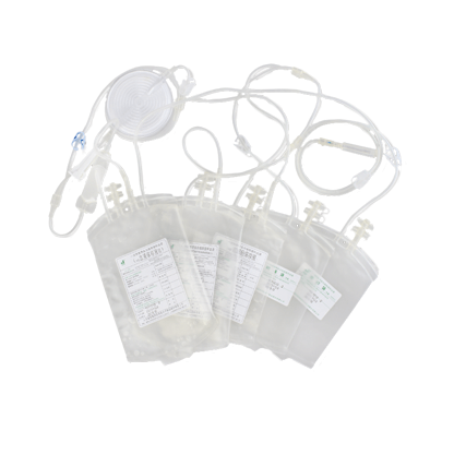 De-leucocyte Plastic Blood Bag for Single Use (with hard filter)