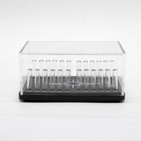 Dental Acrylic Orthodontic Organizer Preformed Round or Square Arch Wire Case Box Holder