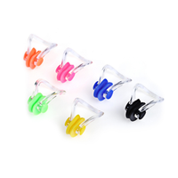 Swimming nose clip earplugs Children adult swimming AIDS silicone ear plugs nose clip anti-choking water