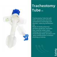 Disposable Tracheostomy Tube Kit with Two Inner Cannula/Cuffed