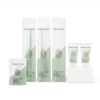 Soft Film Bag Toothbrush Toothpaste Straw