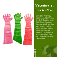 Veterinary Artificial Insemination Gloves for Cattle Long Arm Gloves