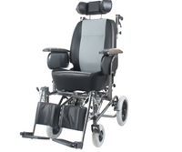 Reclining Wheelchair Powder Coating Steel Frame